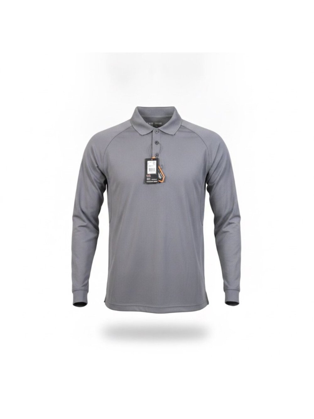 5.11 Mens Gray Long Sleeve Tactical Polo Shirt Durable Comfortable Lightweight